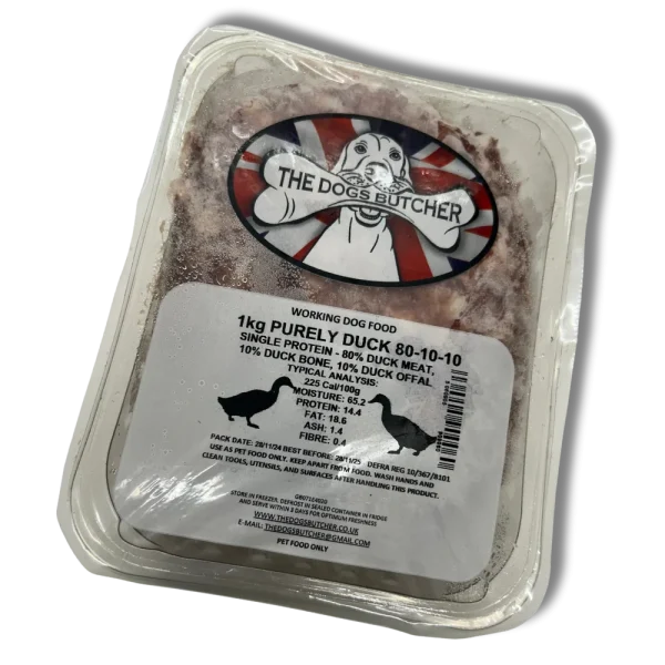 The Dog's Butcher Purely Duck 80:10:10 1kg