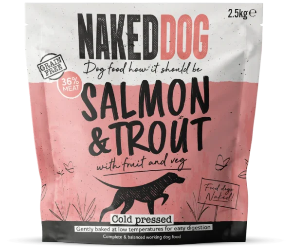 Naked Dog Premium Cold Pressed Salmon & Trout 2.5kg
