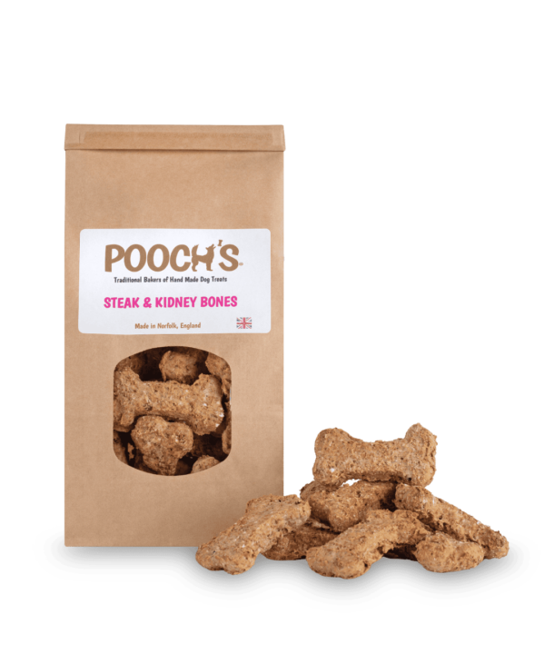 Pooch's Steak & Kidney Bones 250g