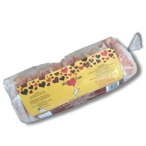We Love Raw Balanced Ultra Complete: Wild British Venison with Free Range British Chicken & Vegetables 9 x 150g Heart Shaped Burgers