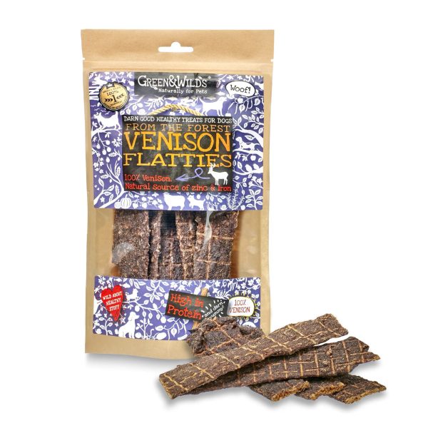 GREEN & WILDS Venison Flatties 100g