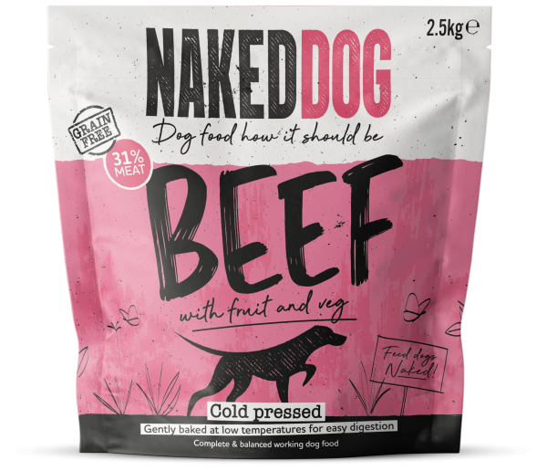 Naked Dog Premium Cold Pressed Beef 2.5kg