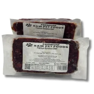 Premium Raw Premium Boneless Beef 454g