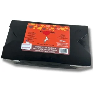 We Love Raw Protein Ultra Complete: Free Range British Turkey with Atlantic MSC Salmon 750g