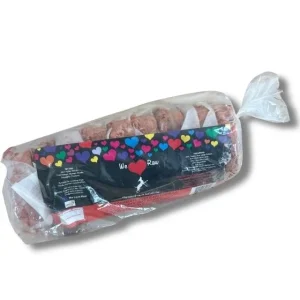 We Love Raw Senior Complete Joint Care Formula: Turkey, Beef, Lamb & Vegetables with Chondroitin & Glucosamine 9 x 150g Heart Shaped Burgers