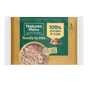 Natures Menu Ready to Mix Chicken &  Tripe Block 400g
