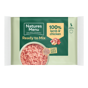 Natures Menu Ready to Mix Lamb &  Chicken Block 400g