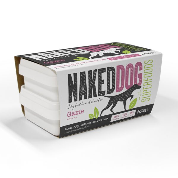 Naked Dog Superfoods Game 90:10 (2 x 500g)