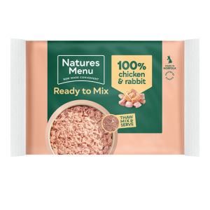 Natures Menu Ready to Mix Chicken & Rabbit Block 400g