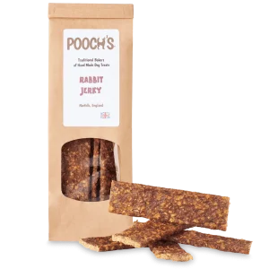 Pooch's Rabbit Jerky 95g Short Shelf Life