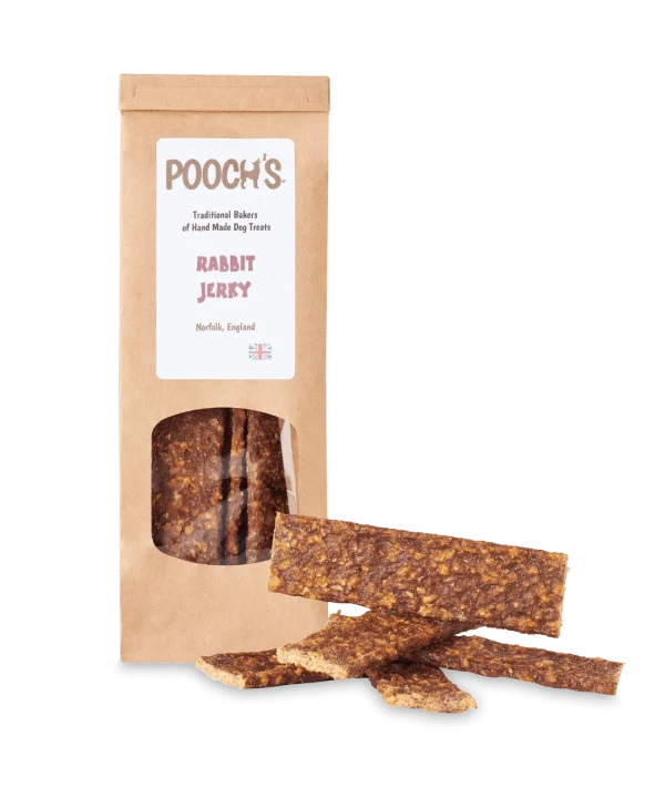 Pooch's Rabbit Jerky 95g Short Shelf Life