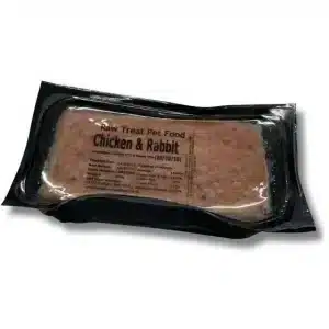 Raw Treat Pet Food Chicken & Rabbit 80:10:10 500g