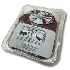 The Dog's Butcher Pork Mince with Duck 80:10:10 1kg