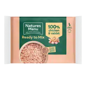 Natures Menu Ready to Mix Chicken & Rabbit Block 400g
