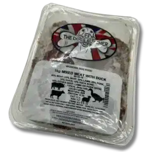 The Dog's Butcher Mixed Meat with Duck 80:10:10 1kg