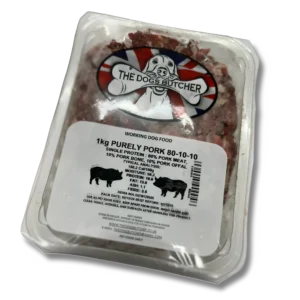The Dog's Butcher Purely Pork 80:10:10 1kg