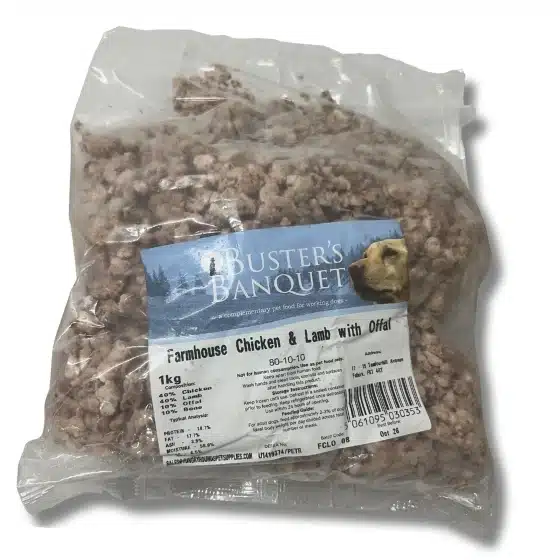 Buster's Banquet Farmhouse Chicken & Lamb with Offal 1kg