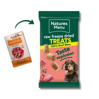 Natures Variety Freeze Dried Beef Bites 20g
