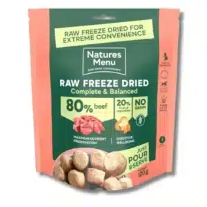 Natures Menu Raw Freeze Dried Beef 80/20 120g