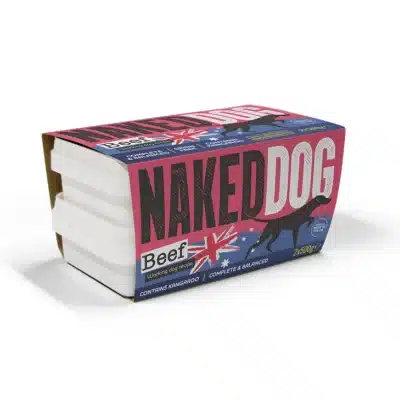 Naked Dog Original Beef with Kangaroo 85:15 2 X 500g