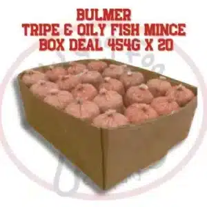 Bulmer Tripe and Oily Fish Mince Box Deal 454g X 20