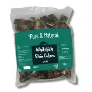 Pure & Natural Whitefish Skin Cubes (Small) 1kg