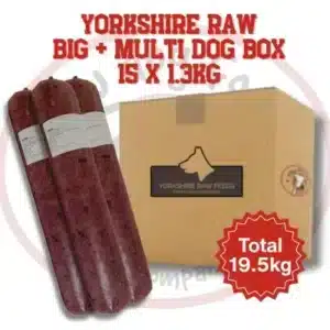 Yorkshire Raw Big + Multi Dog Box Mix Game Complete 1.3kg X 15