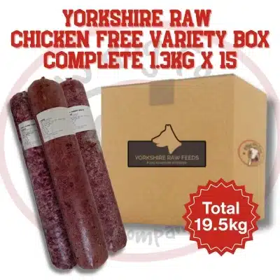 Yorkshire Raw Chicken Free Variety Box 1.3kg X 15
