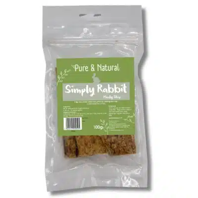 Pure & Natural Meaty Strips Rabbit 100g