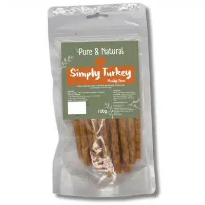 Pure & Natural Meaty Chews Turkey 100g