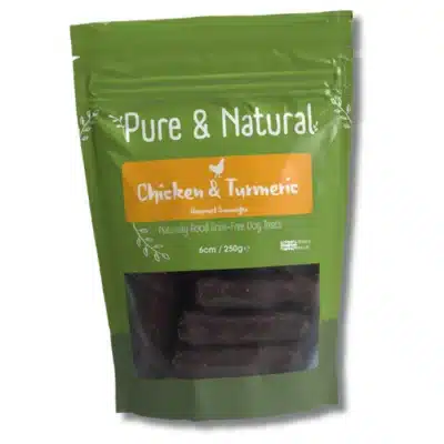 Pure & Natural Gourmet Sausages Chicken & Turmeric 250g