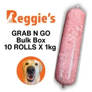 Reggie's Grab N Go Bulk Box Chicken 80:10:10 (10 X 1kg rolls)