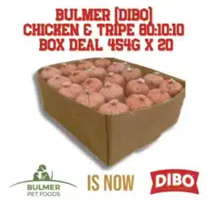 Bulmer (DIBO) Chicken & Tripe 80:10:10 Box Deal 454g X 20