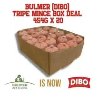 Bulmer (DIBO) Tripe Mince Box Deal 454g X 20