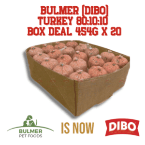 Bulmer (DIBO) Turkey 80:10:10 Box Deal 454g X 20