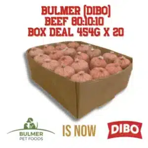 Bulmer (DIBO) Beef 80:10:10 Box Deal 454g X 20