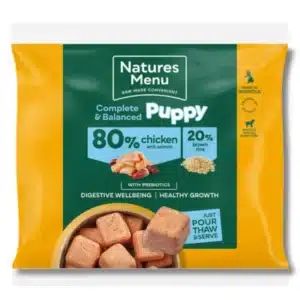 Natures Menu Chicken with Salmon 80/20 Puppy Nuggets 1kg