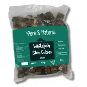 Pure &Natural Whitefish Skin Cubes (Small) 400g